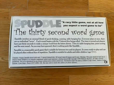 Photo of free Spuddle game (Bromley BR2) #2