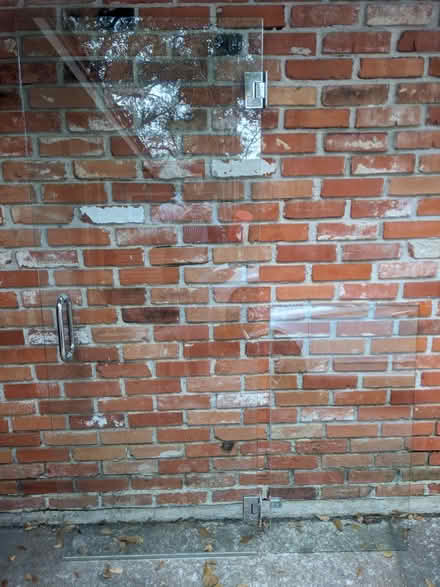 Photo of free Glass shower door and extra piece (Spring Branch) #1