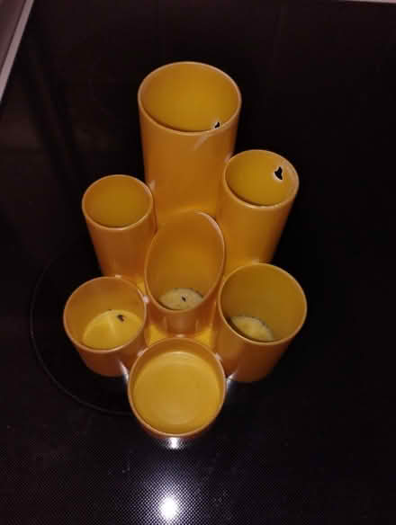 Photo of free Yellow holder for pens pencils (Roffey) #1