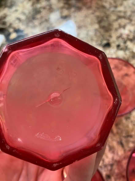 Photo of free 4 Raspberry plastic glasses (Ickenham) #3