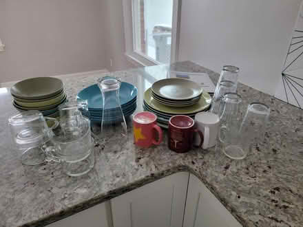 Photo of free Plates and glasses (Wilbraham, MA) #1