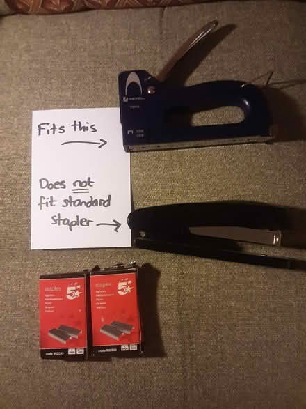 Photo of free Staples for wall tacker 23/8 (Gerrards Cross SL9) #1