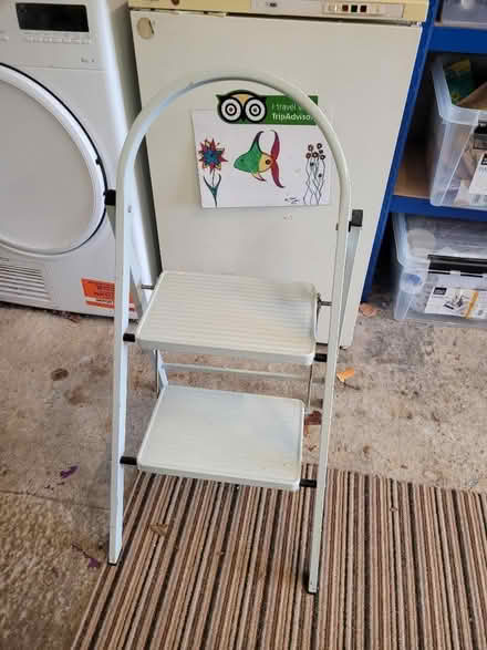 Photo of free Metal folding kitchen stool (Bracebridge Heath LN4) #1