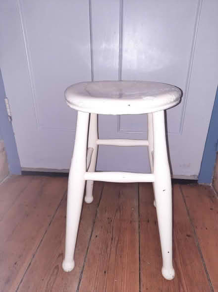 Photo of free Painted wooden stool (Greaves LA1) #1