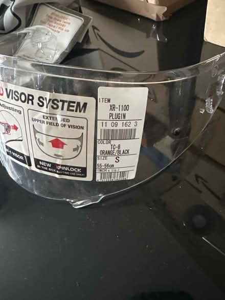 Photo of free Shoei helmet visor (TW13) #2