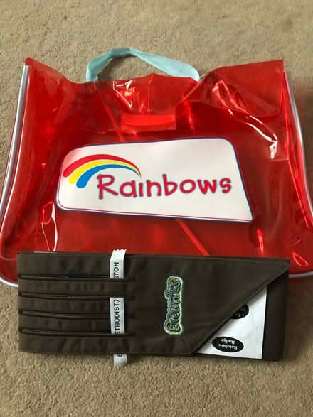 Photo of free Rainbows bag & sash (Surbiton KT6) #1