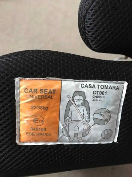 Photo of free Child’s Booster Car Seat (Surbiton KT6) #1