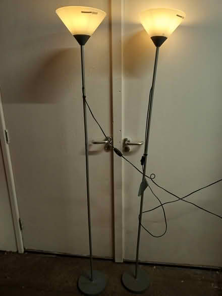 Photo of free 2 X tall lamps, both working (Pontefract) #1