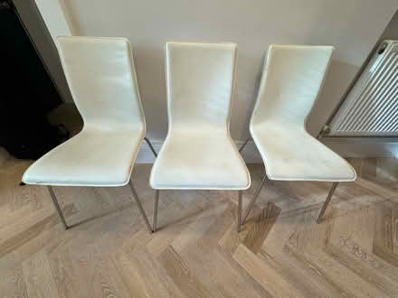Photo of free Three white chairs (South Camberwell, SE5) #2