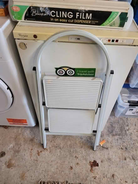 Photo of free Metal folding kitchen stool (Bracebridge Heath LN4) #2