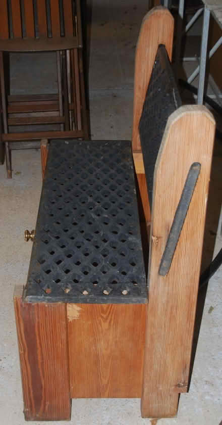 Photo of free Monk's Bench Style seat with storage cupboard (Gamblesby CA10) #1