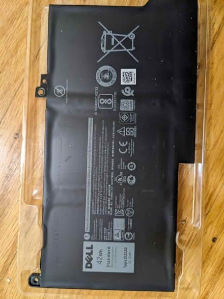 Photo of free Dell E7280/E7480 laptop battery (Cupertino Public Library) #1