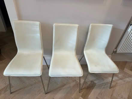 Photo of free Three white chairs (South Camberwell, SE5) #1