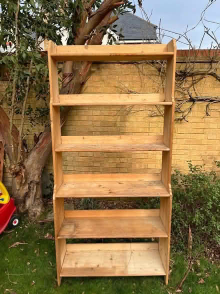 Photo of free Wooden ikea "Leksvik" shelving unit (Hinchley Wood KT10) #2