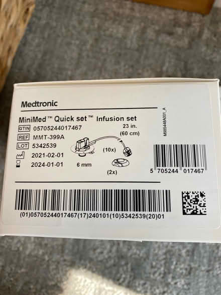 Photo of free Medtronic insulin pump supplies (Pineville) #2
