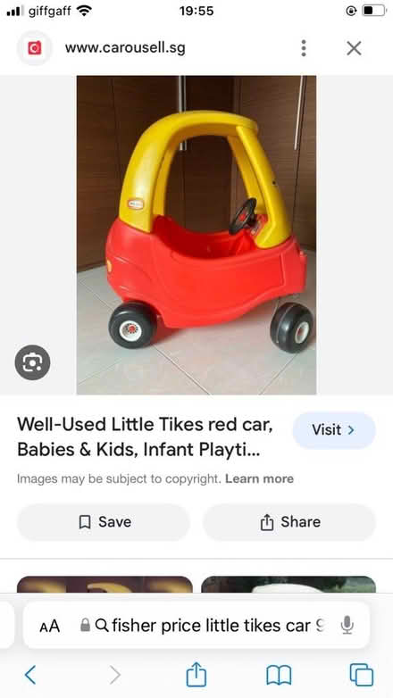 Photo of little tikes car (S8 woodseats) #1