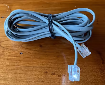 Photo of free Telephone adapters, RJ-11 cord (Barnes SW13) #2