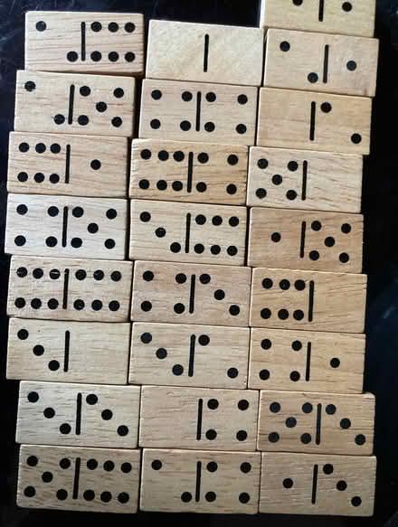 Photo of free Incomplete set of wooden dominoes (Shipley BD18) #1