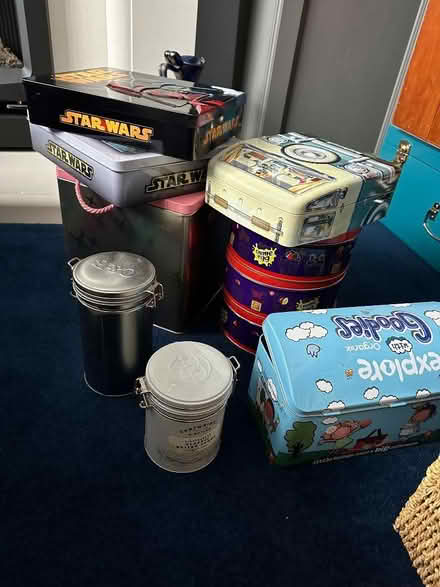 Photo of free Various baskets, boxes and tins (Brook Street CM14) #2