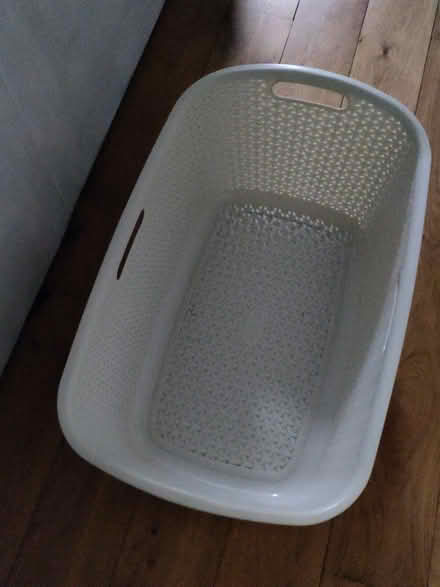 Photo of free White laundry basket - Curver (Fiveways BN1) #1