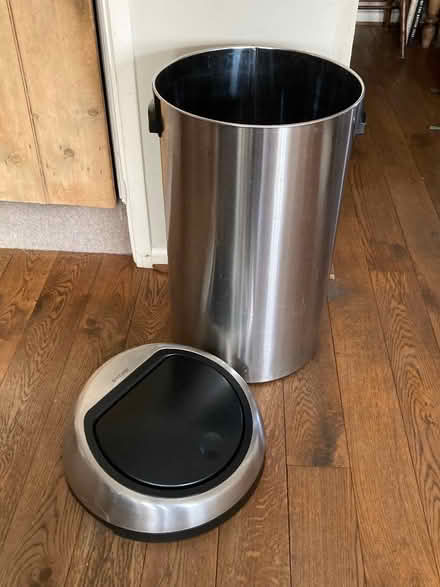 Photo of free Brabantia 40-50L stainless steel finish touch opening bin (Duffield DE56) #3