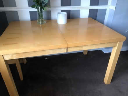 Photo of free Wooden 4-6 dining table (Welwyn garden city) #1