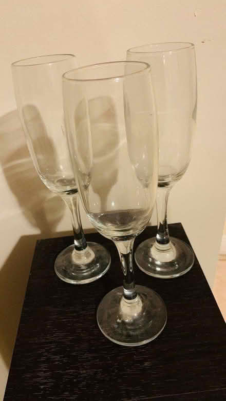 Photo of free 🥂 3 flute glasses — must go soon (Donnington Bridge OX4) #3