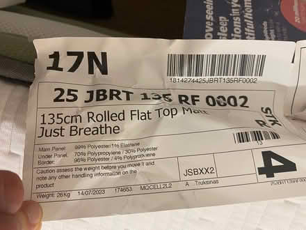 Photo of free Mattress (only 6 months use) (NR2) #2
