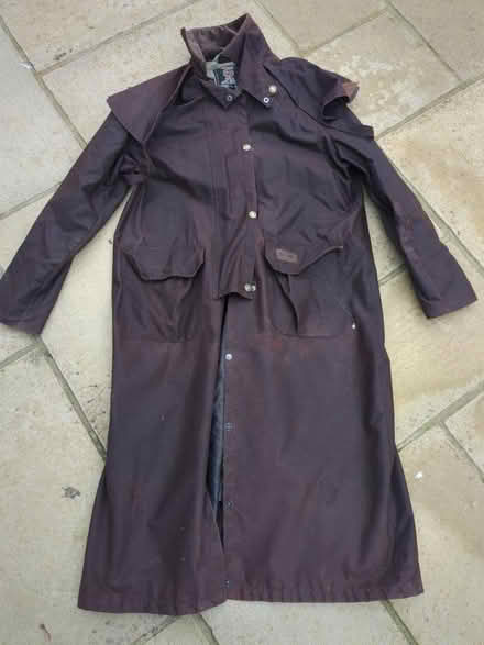 Photo of free Men's full length wax jacket (WGC, knightsfield) #1