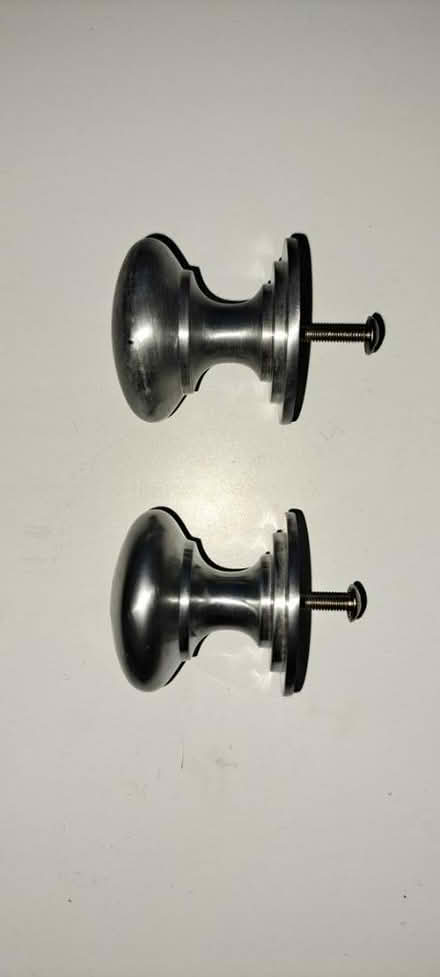 Photo of free 2 metal doorknobs (Tooting Bec, SW17) #1