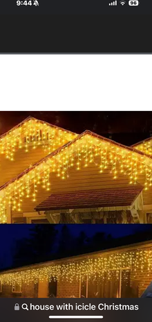 Photo of free LED Icicle Christmas lights (San Ramon) #1
