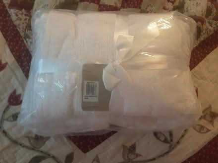 Photo of free New white cotton towels (Gerrards Cross SL9) #1