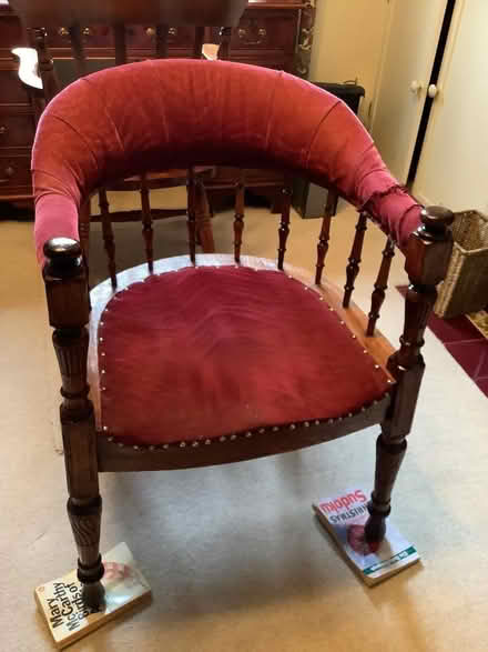 Photo of free Sturdy oak chair (Lower Dunsforth YO26) #2