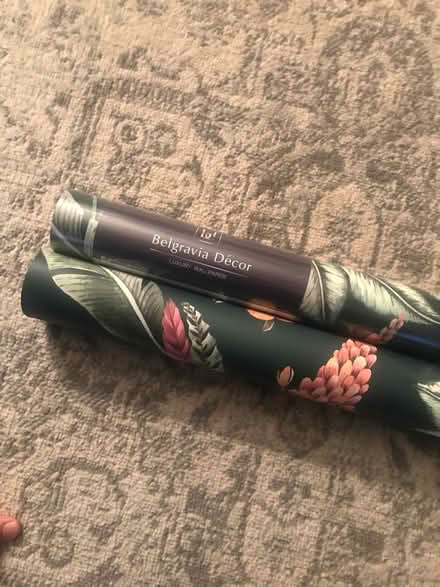 Photo of free 2 Rolls patterned wall paper (WN7) #2