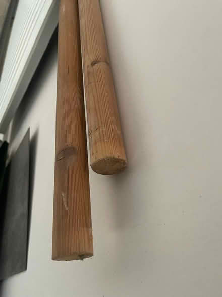 Photo of free Two pine curtain poles (West Hampstead NW6) #1
