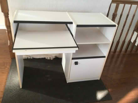 Photo of free White wood desk (Stittsville) #2