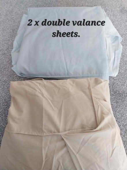 Photo of free 2double valance sheets (New Duston) #1
