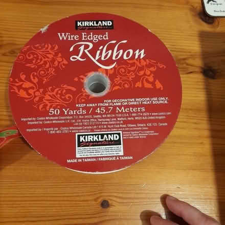 Photo of free Wire edged ribbon (Amersham HP7) #1