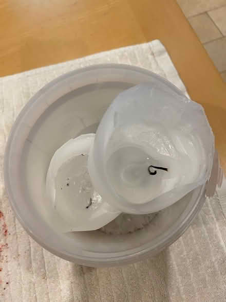 Photo of free Red and white candle wax (Killearn G63) #2