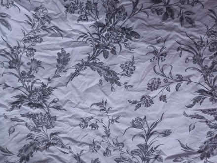 Photo of free IKEA grey floral double duvet set (HR1) #1