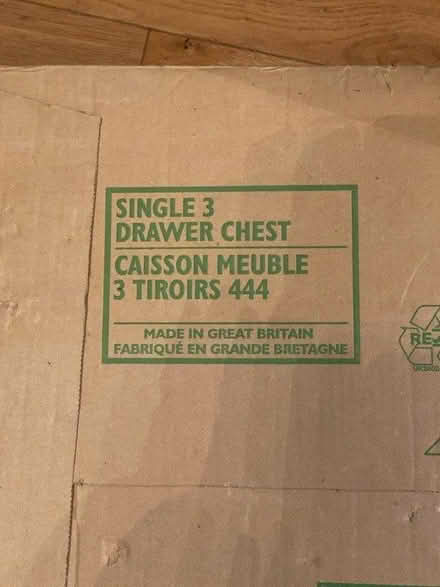 Photo of free Mfi chest drawer, no drawer front (Wandsworth, SW18) #3