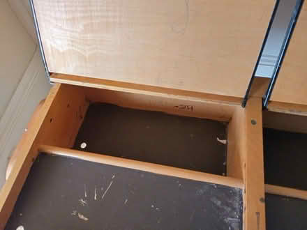 Photo of free Old school desk and chair (Nooklands PR2) #2