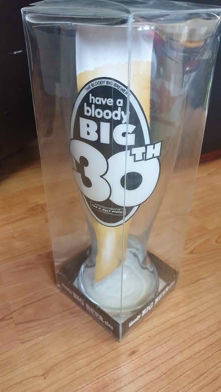 Photo of free Big 30th birthday beer glass (UB6JT UB9) #1