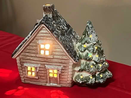 Photo of free Lighted ceramic Christmas house (Harbor Bay) #1