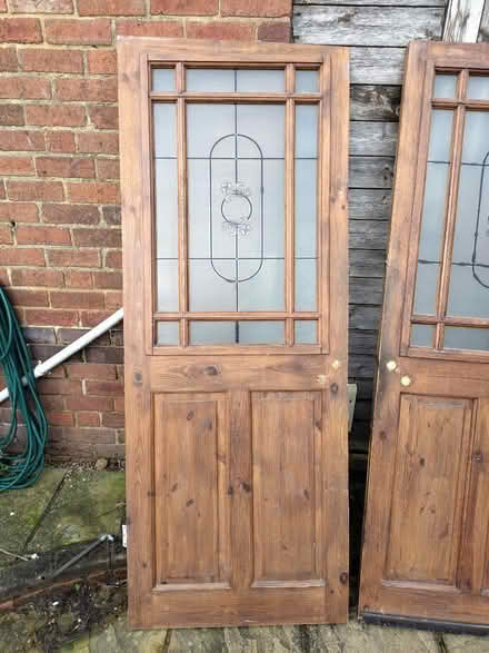 Photo of free 2x part glazed doors (Scotches DE56) #3