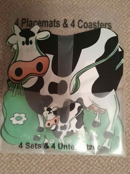 Photo of free 4 plastic placemats and coasters (Welwyn Garden city) #1