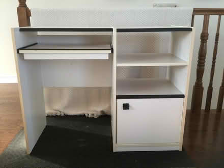 Photo of free White wood desk (Stittsville) #1