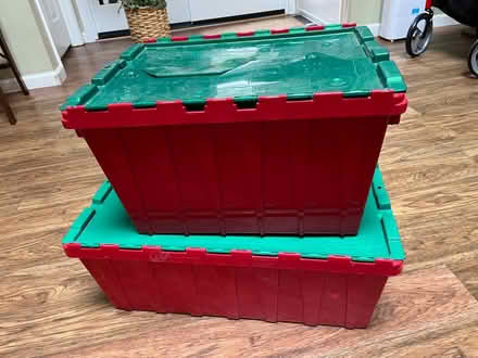 Photo of free Large plastic storage boxes (Harbor Bay) #2