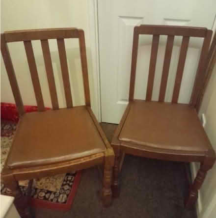 Photo of free x2 1930s chairs (Garston WD25) #1
