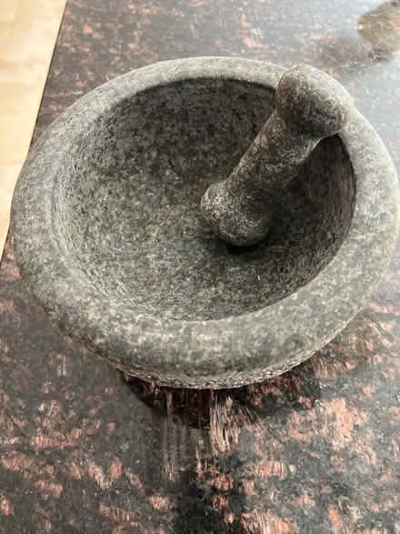 Photo of free Granite spice grinder bowl (Ballpond area) #1